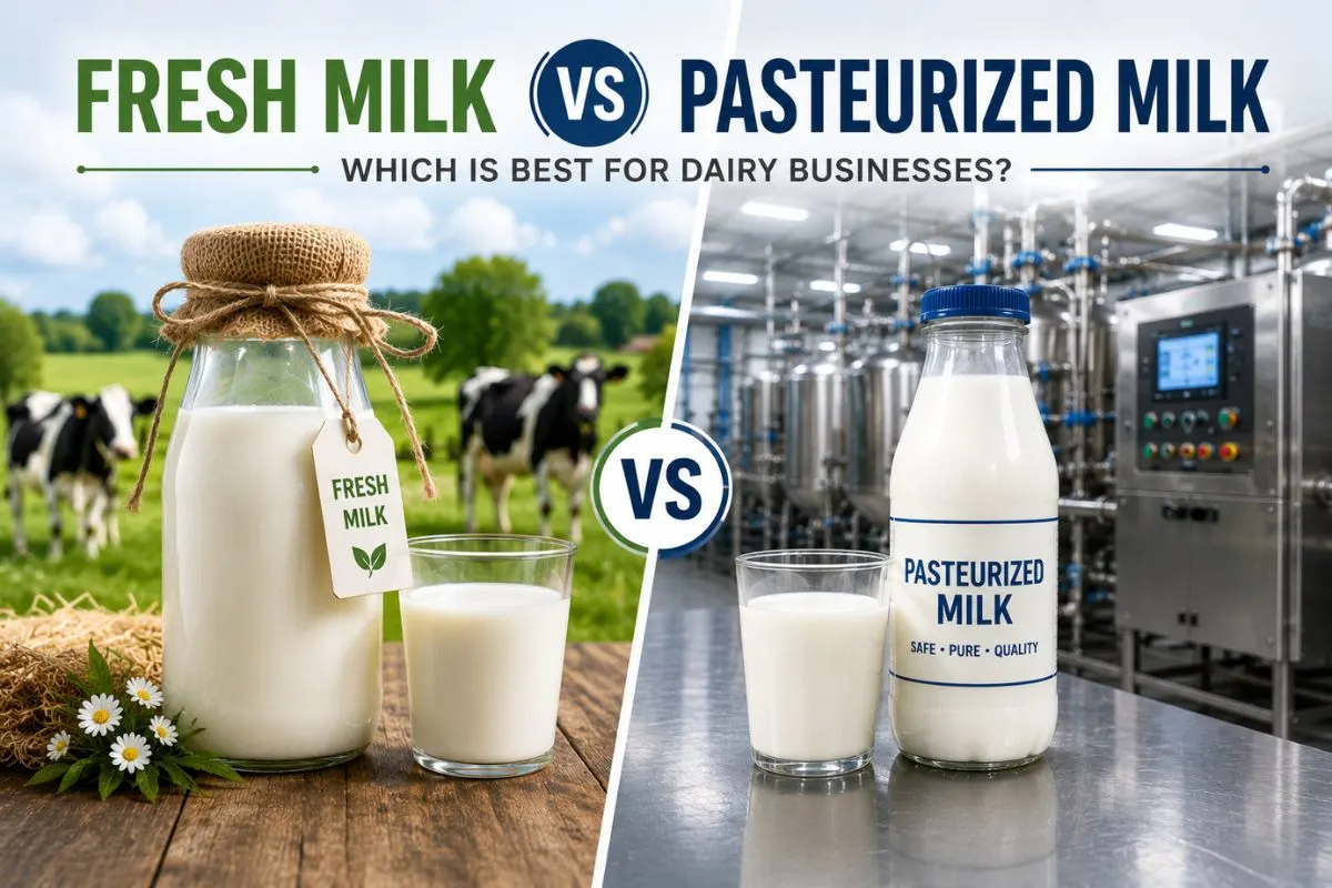 pasteurized milk vs fresh milk