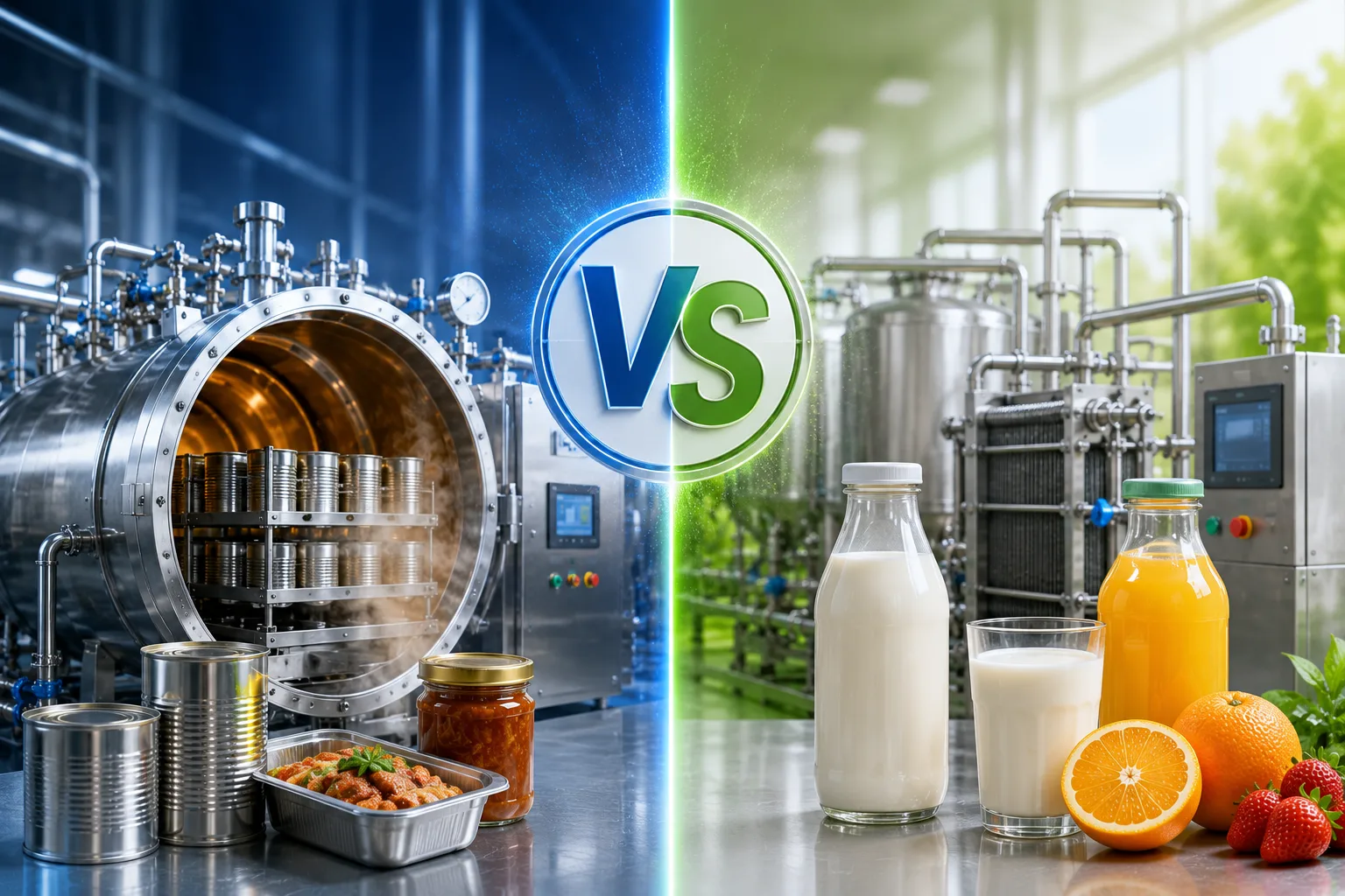 sterilization vs pasteurization