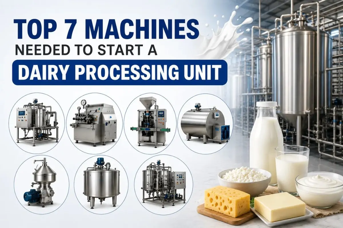 dairy processing machinery manufacturers India