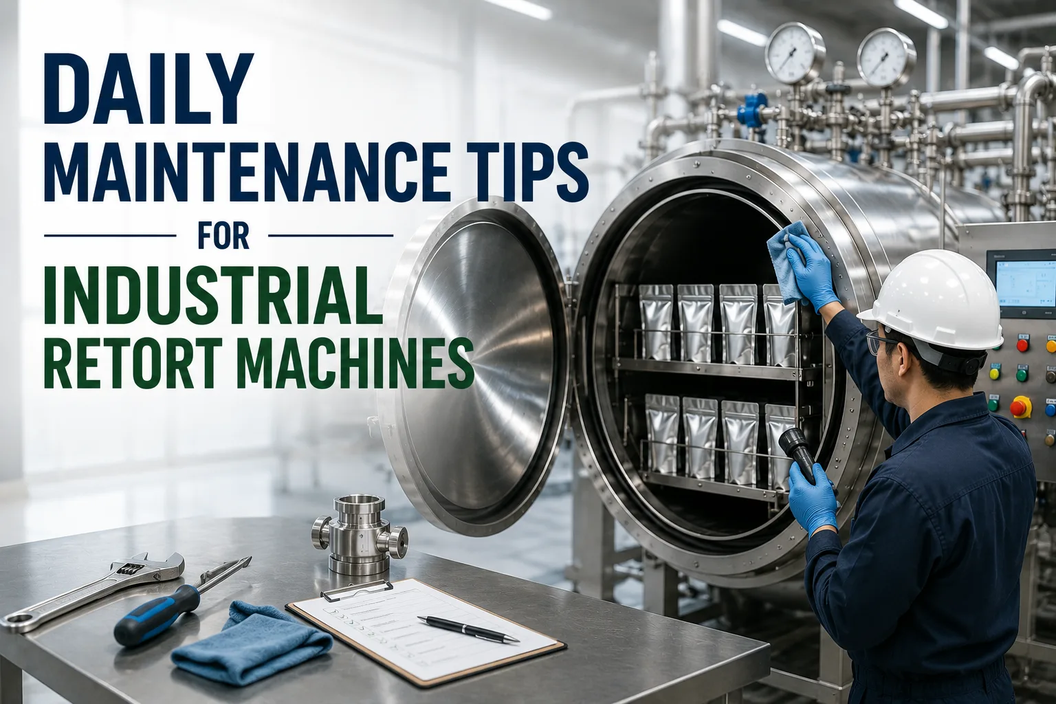 industrial retort machine maintenance