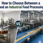 small vs industrial food processing plants