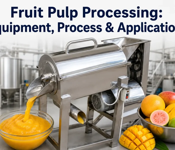 fruit pulp processing equipment