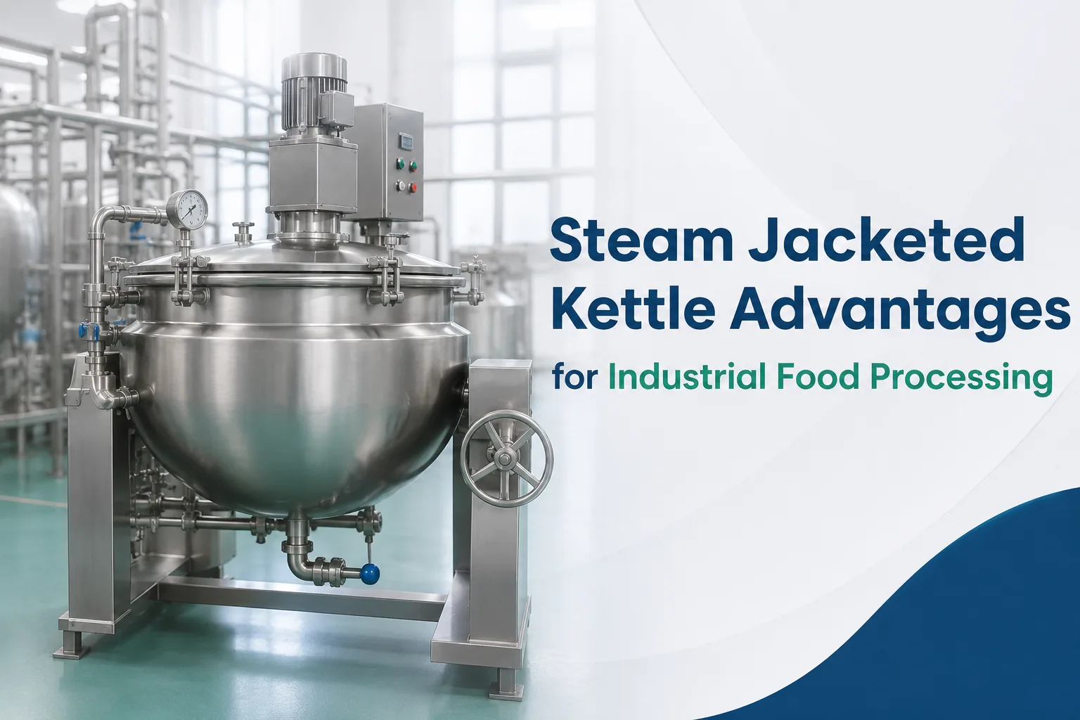steam jacketed kettle advantages