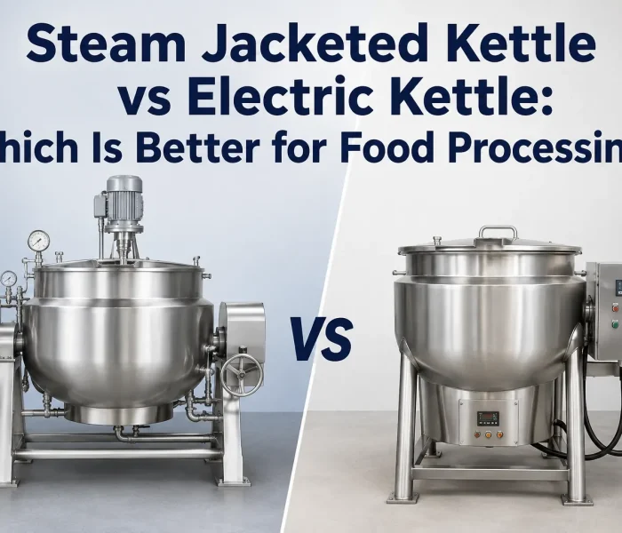 steam jacketed kettle vs electric kettle