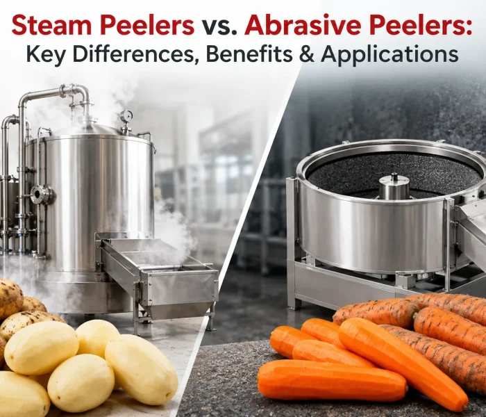 Steam Peelers vs. Abrasive Peelers