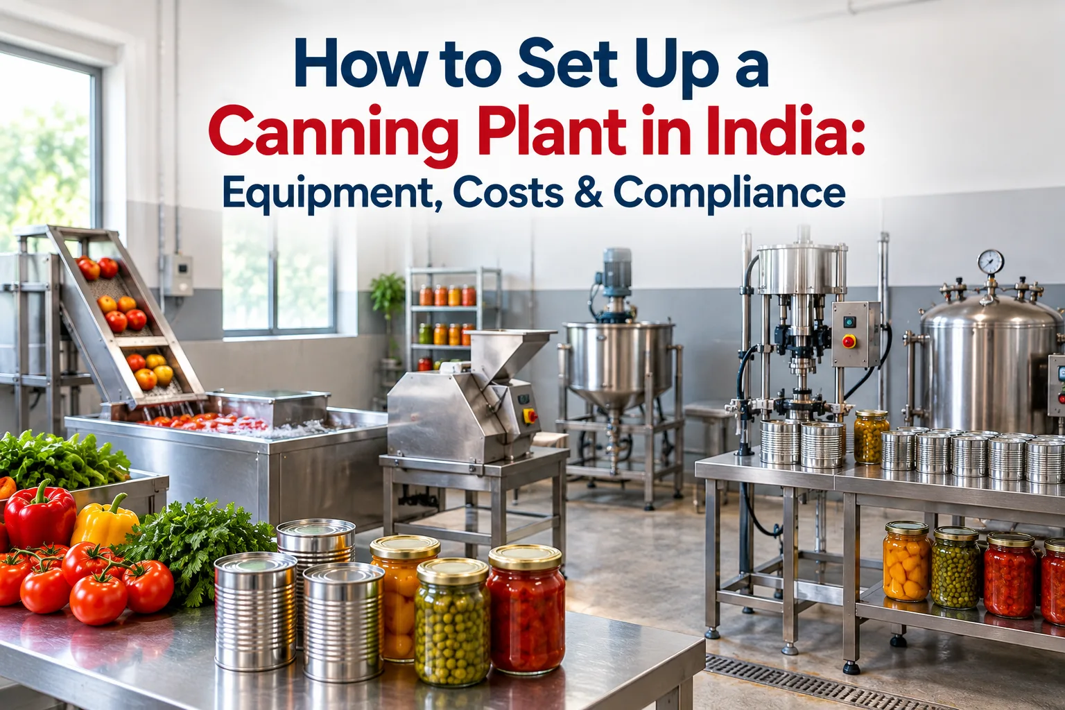 canning plant setup India