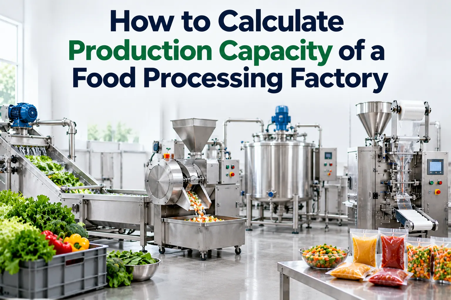 how to calculate production capacity